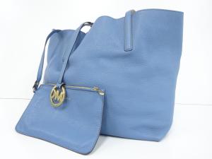 「NX」MICHAEL KORS リバーシブル レザー ポーチ付き トートバッグ